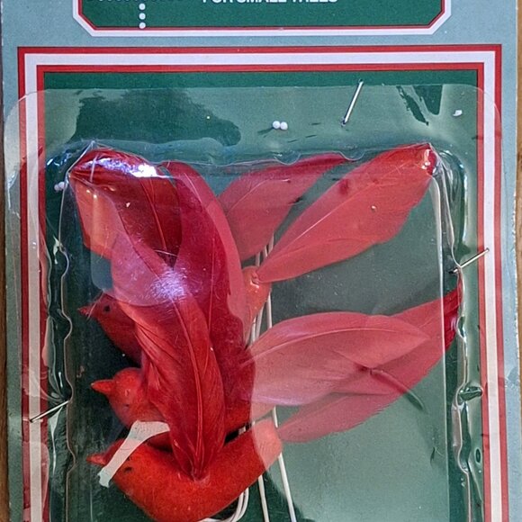 Six Itty Bitty Mini Christmas Tree Craft Decorations NIP - Picture 4 of 5